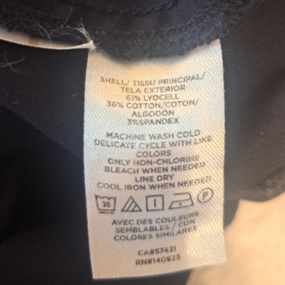 Lou & Grey Women's Navy Cargo Joggers Sz M - Picture 4 of 7